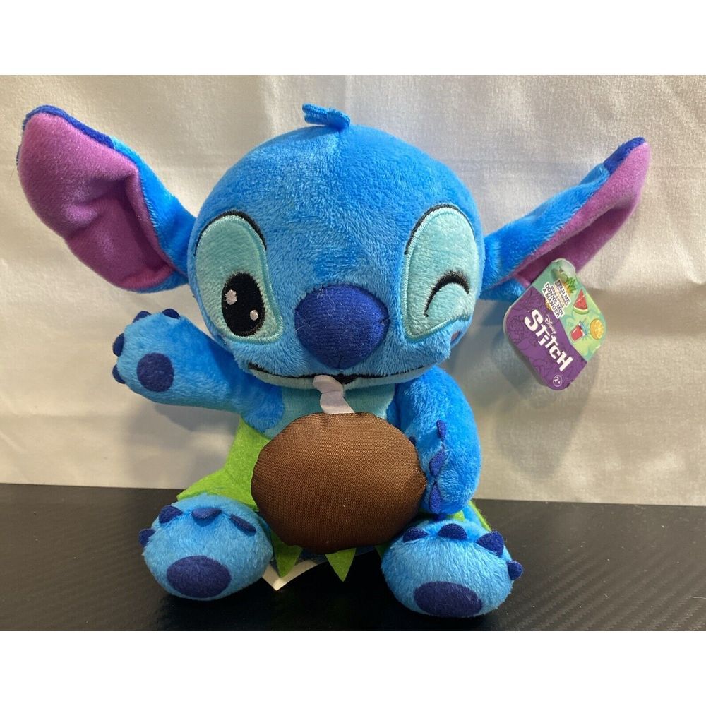 Stitch Coconut‎ Plush Doll - Disney Stuffed Toy 7" New Feed Me Stitch Series